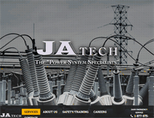 Tablet Screenshot of jatechpowersystems.com